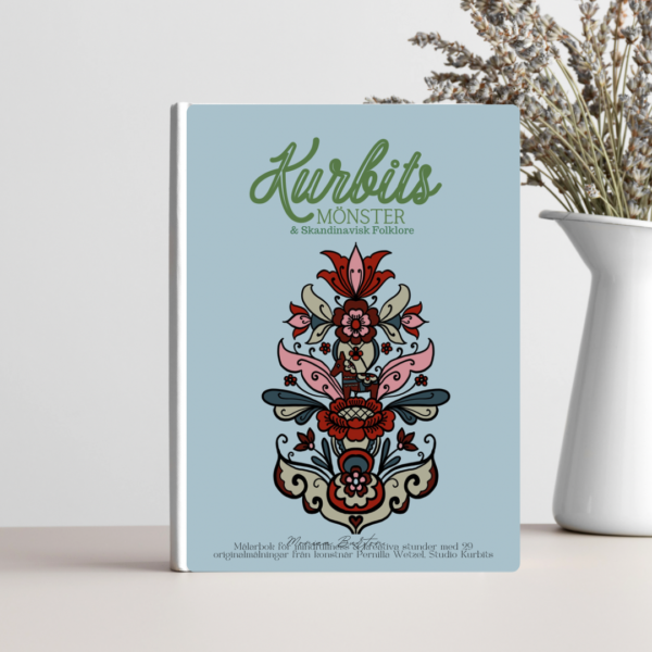 Målarbok; Kurbits, mönster och skandinavisk folklore