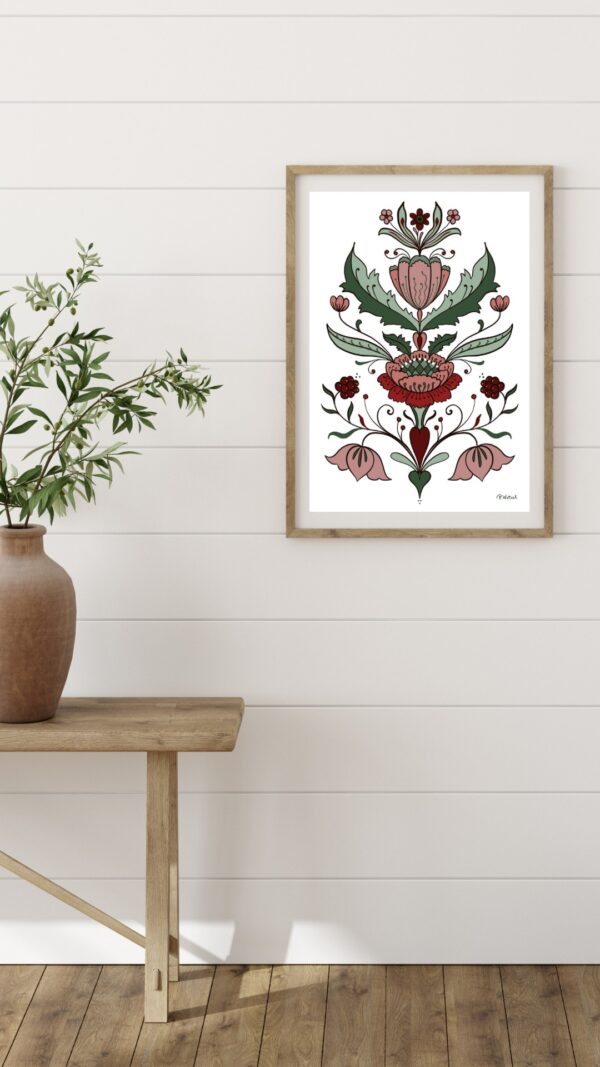 Poster med kurbitsmotiv