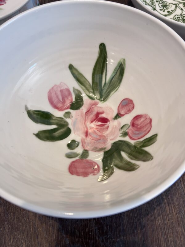 Liten spilkum med  rosa blommor - Bild 4