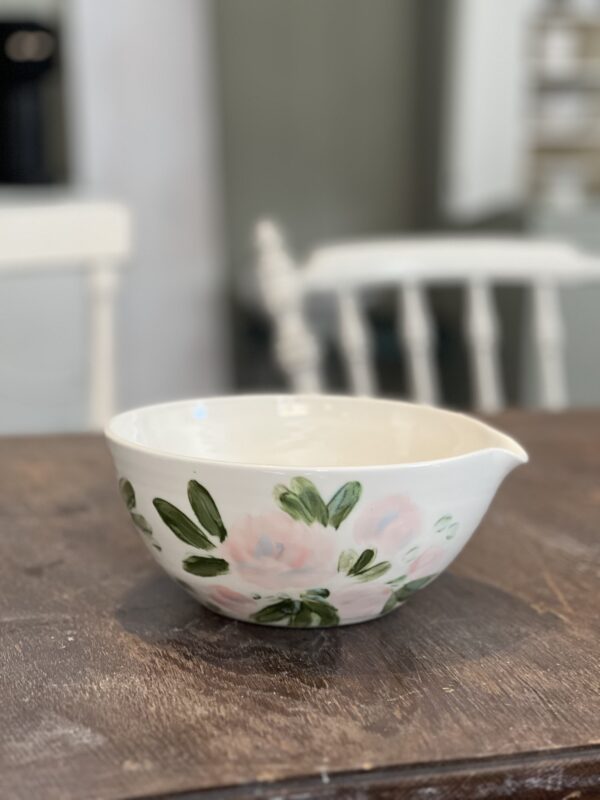 Liten spilkum med  rosa blommor - Bild 3