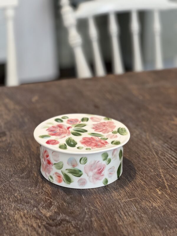 Smörklocka stor med rosa blomster, sekunda - Bild 2