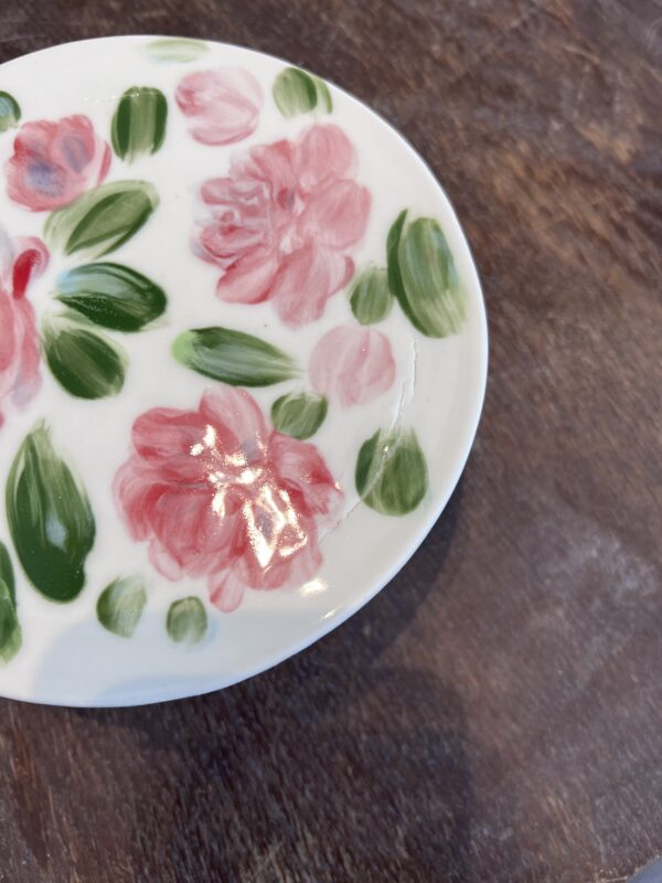 Smörklocka stor med rosa blomster, sekunda - Bild 6