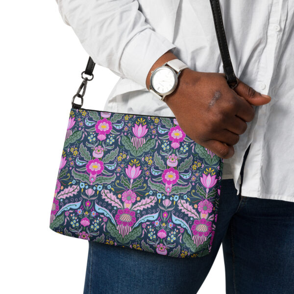 Kuvertväska/ Crossbody bag mörkblå kurbits - Bild 2
