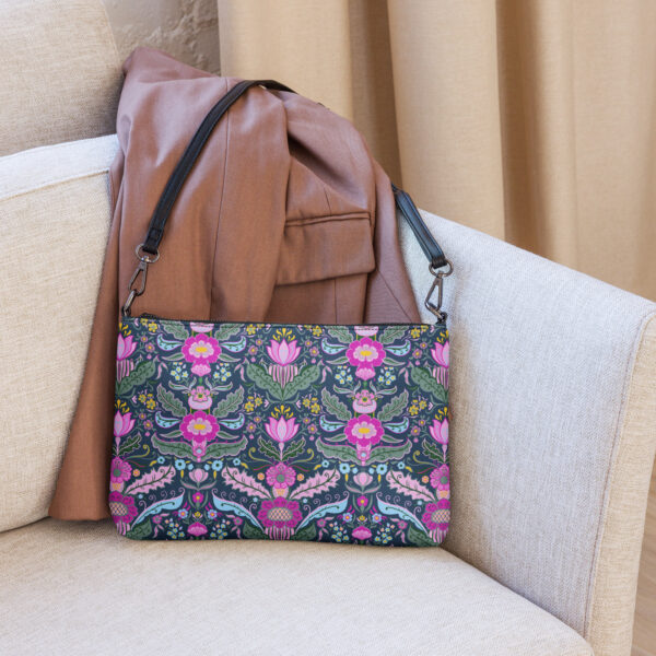 Kuvertväska/ Crossbody bag mörkblå kurbits - Bild 4