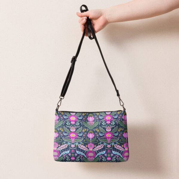 Kuvertväska/ Crossbody bag mörkblå kurbits - Bild 6