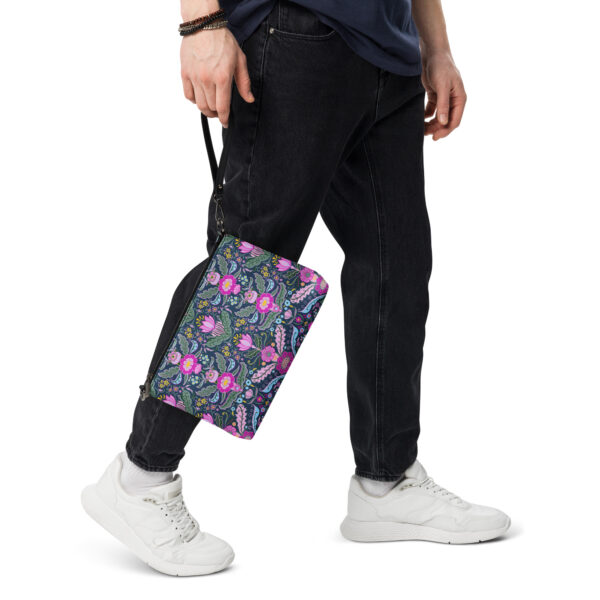 Kuvertväska/ Crossbody bag mörkblå kurbits - Bild 5