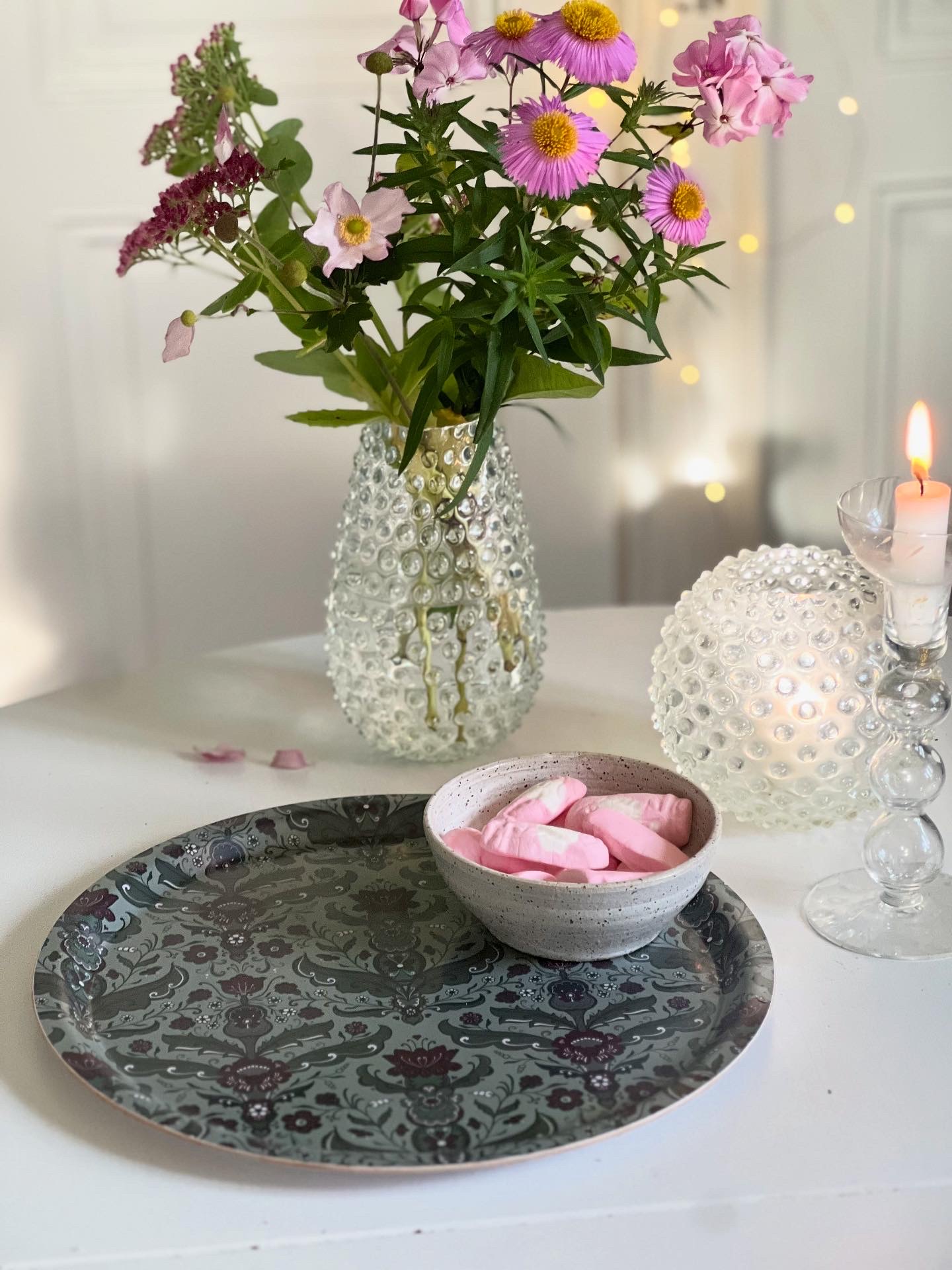 Bricka Grön kurbitsmönster - Bild 3