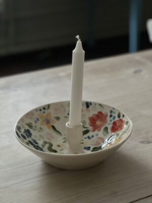Ljusskål blomsteräng stor