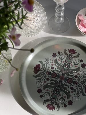 Bricka Grön kurbits