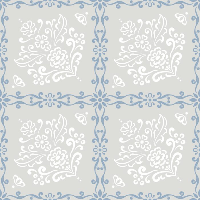 mönster för stencilmålning på vägg, Pernilla Wetzel