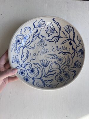 Salladsskål La Vita é Bella stengods