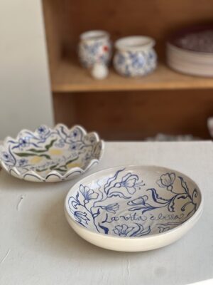 Salladsskål La Vita é Bella stengods mindre