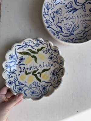 Salladsskål La Vita é Bella Vollang citron