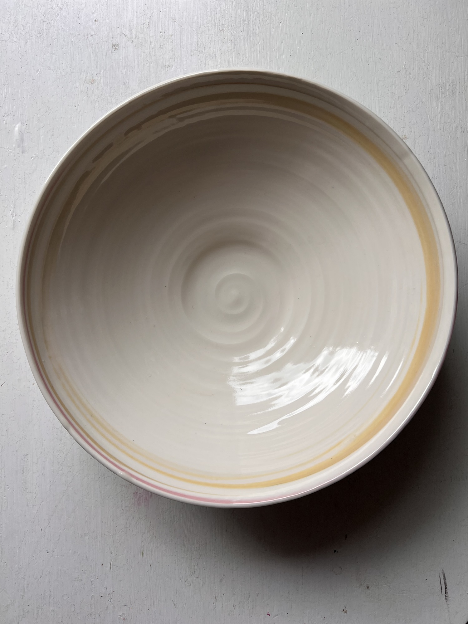 Stors marmourerad skål agateware - Bild 4