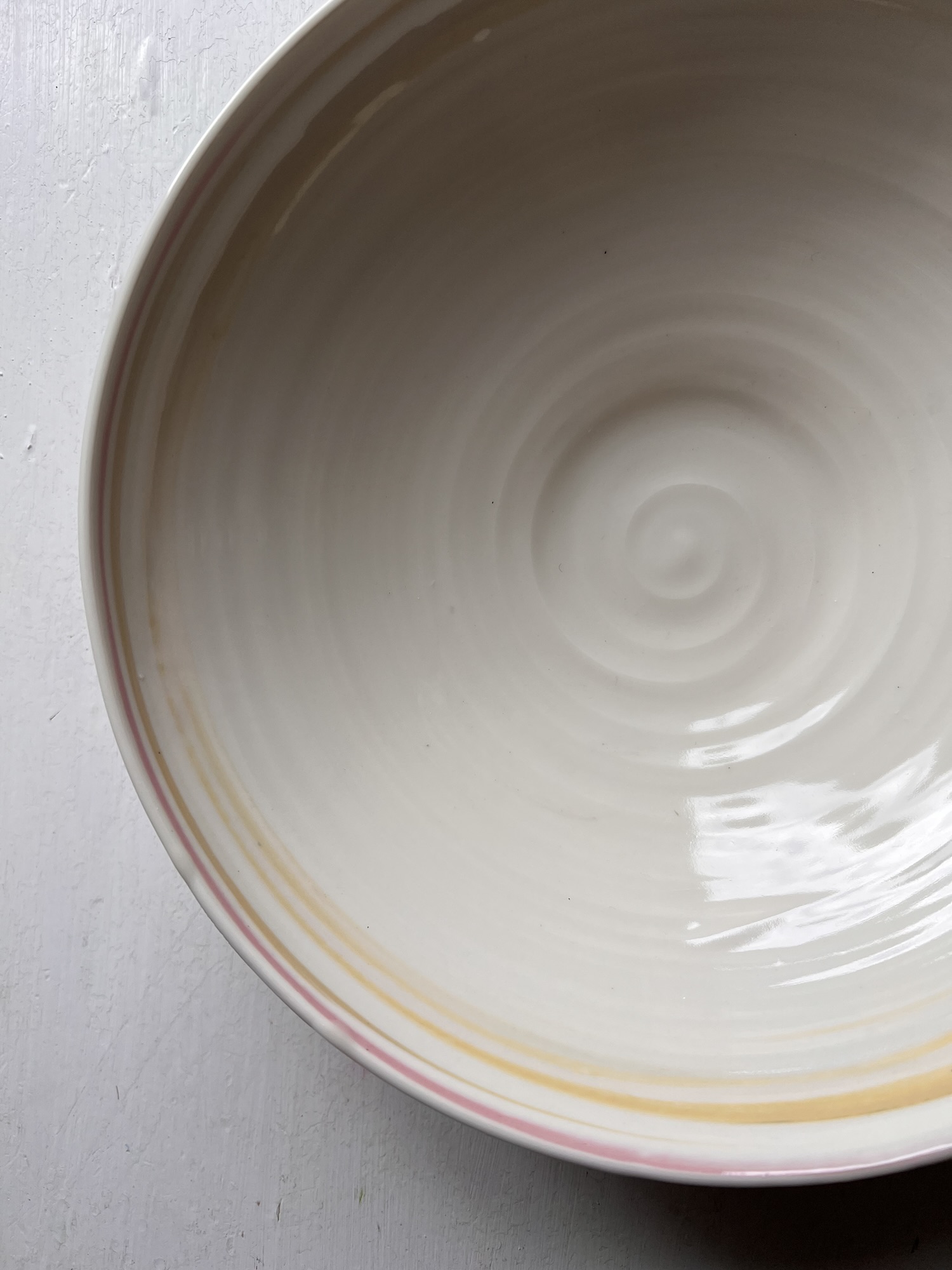 Stors marmourerad skål agateware - Bild 5